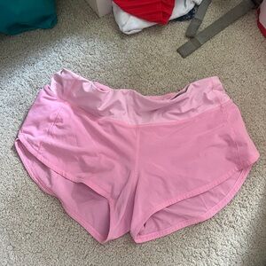 lululemon athletica Pink Speed Up Shorts